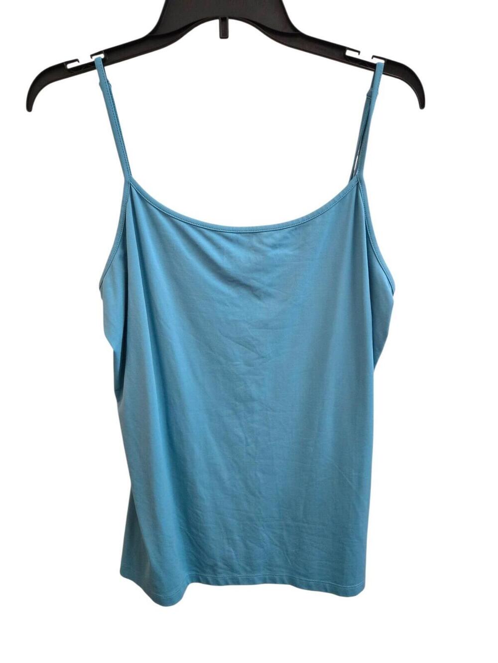 Excellent L teal cami tank top